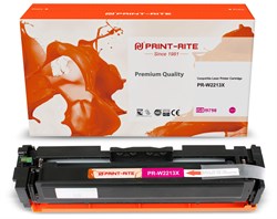 Лазерный картридж Print-Rite PR-W2213X (W2213X / TFHBAZMPU1J) пурпурный для HP M255, MFP M282, M283 (2'450 стр.) - фото 18425