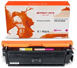 Лазерный картридж Print-Rite PR-CF363X (CF363X / TRHGLAYPU1J) пурпурный для HP CLJ M552dn, M553dn, M553N, M553x (9'500 стр.) - фото 18481