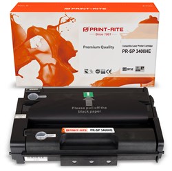 Лазерный картридж Print-Rite PR-SP 3400HE (SP 3400HE / TFR449BPU1J) черный для Ricoh Aficio SP 3400, 3410, 3410dn; SP 3510, 3510dn (5'000 стр.) - фото 18484