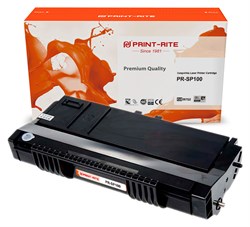 Лазерный картридж Print-Rite PR-SP100 (SP100 / TFR864BPU1J) черный для Ricoh SP100, 100SU, 100SF (2'000 стр.) - фото 18489
