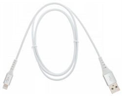 Кабель Cactus CS-LG.USB.A-1 USB (m)-Lightning (m) 1м белый блистер - фото 18758