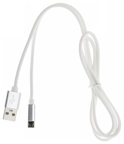 Кабель Cactus CS-USB.A.USB.MIICRO-1 USB Type-C (m)-micro USB (m) 1м белый блистер - фото 18790