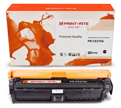 Лазерный картридж Print-Rite PR-CE270A (CE270A / TRH865MPU1J) черный для HP LJ Ent CP5525 (15'000 стр.) - фото 19352