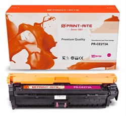 Лазерный картридж Print-Rite PR-CE273A (CE273A / TRH862BPU1J) пурпурный для HP LJ Ent CP5525 (13'500 стр.) - фото 19355