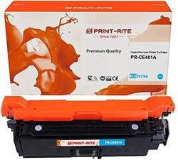 Лазерный картридж Print-Rite PR-CE401A (CE401A / TFH597CPU1J) голубой для HP LJ M551, MFP570, M575 (6'000 стр.) - фото 19357