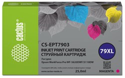 Струйный картридж Cactus CS-EPT7903 (79XL) пурпурный для Epson WorkForce WF-4630 Pro, WF-4640 Pro, WF-5110 Pro - фото 19818
