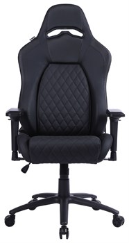 Кресло игровое Cactus CS-CHR-130-M вибромассаж, черное с подголов. - фото 20510