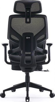 Кресло Cactus CS-CHR-MC01-LGNBK салатовый сиденье черный сетка/ткань с подголов. крестов. пластик подст.для ног - фото 20720