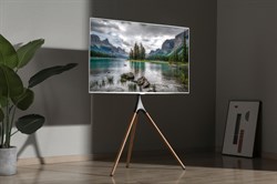 Подставка для телевизора Cactus CS-ST1246BKWN черный/орех 45"-65" макс.32кг напольный - фото 20894