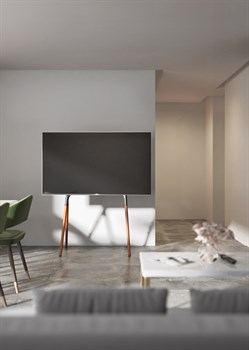 Подставка для телевизора Cactus CS-ST1247BKWN черный/орех 49"-70" макс.40кг напольный - фото 20917