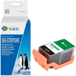 Струйный картридж G&G GG-CD975AE (HP 920XL) черный для HP Officejet 6000, 6000Wireless, 6500, 6500Wireless (56.6 мл) - фото 21395