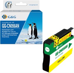 Струйный картридж G&G GG-CN056AN (HP 933XL) желтый для HP Officejet 6100, 6600, 6700, 7110, 7510 (14 мл) - фото 21398