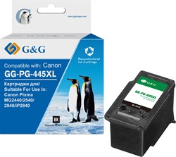 Струйный картридж G&G GG-PG-445XL черный для Canon Pixma MG2440, 2540, 2940 (15 мл) - фото 21501