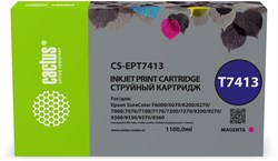 Картридж струйный Cactus CS-EPT7413 T7413 пурпурный для Epson SureColor SC-F6000/6200/7000 - фото 21516
