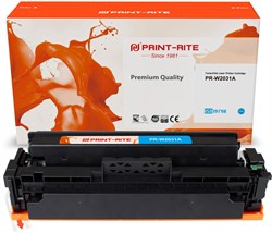Лазерный картридж Print-Rite PR-W2031A (W2031A / TFHBKPCPU1J) голубой для HP Color LaserJet M454dn Pro, 479 (2'100 стр.) - фото 21560