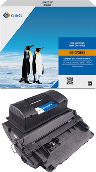 Лазерный картридж G&G GG-CF281X черный для HP LJ Ent M630, M605dn, M606dn, M605x  (25'000 стр.) - фото 21568