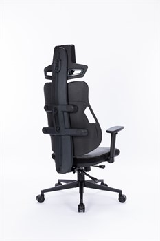 Кресло Cactus CS-CHR-DUO-GYBK серый/черный с подголов. крестов. сталь - фото 22243