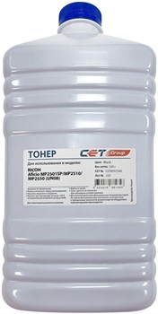 Тонер Cet UN08 (CET8797500) черный бутылка для принтера RICOH Aficio MP2501SP, MP2510, MP2550 (500 гр.) - фото 22880