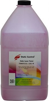 Тонер Static Control TRMPTCOL-1KG-M пурпурный флакон для принтера HP CLJCP1515, Canon MF8330 (1'000 гр.) - фото 23091