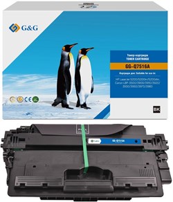 Лазерный картридж G&G GG-Q7516A (Q7516A) черный для HP LJ 5200, 5200tn, 5200dtn (12'000 стр.) - фото 23201