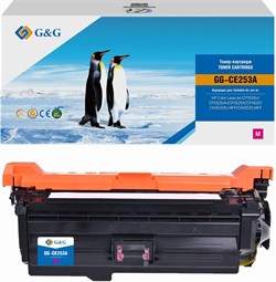 Лазерный картридж G&G GG-CE253A (CE253A) пурпурный для HP CLJ CP3525n, CP3525dn, CP3525X, CP3520, CM3530fs MFP, CM3530 MFP (7'000 стр.) - фото 23258