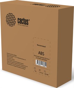 Пластик для принтера 3D Cactus CS-3D-ABS-1KG-PURPLE ABS d1.75мм 1кг 1цв. - фото 23387