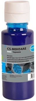 Чернила Cactus CS-M0H54AE (GT52) голубой для HP Ink Tank 110, 115, 116, 118, 310, 315, 316, 318, 319, 515, 615;Wireless 410, 411, 415, 416, 418, 419;GT5810, 5820, 5812, 5822 (70 мл) - фото 23501