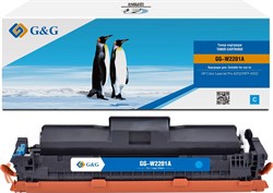 Лазерный картридж G&G GG-W2201A (HP W2201A) голубой для HP CLJ Pro 4202, MFP 4302 (1'800 стр.) - фото 23747