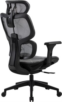 Кресло Cactus CS-MC555-GY черный/серый сетка с подголов. крестов. пластик пластик черный - фото 23938
