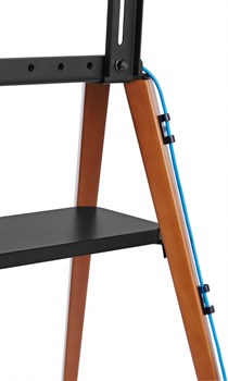 Подставка для телевизора Cactus CS-ST3647BKWN черный/орех 49"-75" макс.40кг напольный - фото 24134