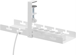 Кабель-канал Cactus CS-CM-400-1WT для столов 40x12.9x19см белый - фото 24498
