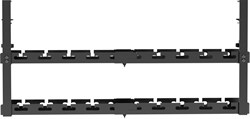 Кабель-канал Cactus CS-CM-700-2BK для столов 72.8x13.5x34.2см черный - фото 24517