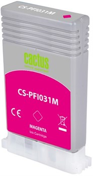 Струйный картридж Cactus CS-PFI031M (PFI-031M) пурп.пигм. для Canon imagePROGRAF TM-240, 340 (55 мл) - фото 24547