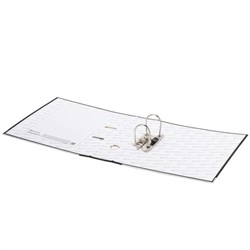 Папка-регистратор Brauberg, покрытие пластик, 75 мм, прочная, с уголком, черная - фото 24873