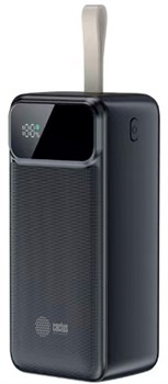Мобильный аккумулятор Cactus CS-PBFSND-40000 40000mAh 65W 3A USB-A/USB-C черный - фото 24964