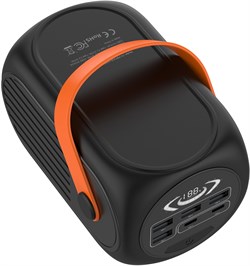 Мобильный аккумулятор Cactus CS-PBFSUD-60000 60000mAh 80W 4.5A USB-A/USB-C черный - фото 24974