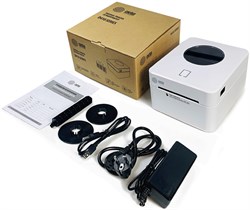 Термопринтер Cactus CS-TP-D410U-W 203dpi 160мм/с/USB для печ.этик. белый - фото 25200