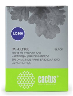 Матричный картридж Cactus CS-LQ100 черный для Epson LQ-100, AP-3250 - фото 6911
