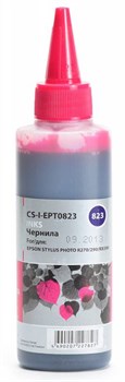 Чернила Cactus CS-I-EPT0823 пурпурный для Epson Stylus Photo R270, 290, RX590 (100 мл) - фото 9681