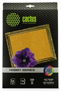 Фотобумага Cactus CS-DA425010G A4, 250г/м2, 10л, золото для струйной печати