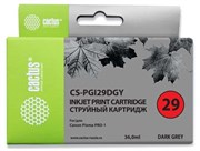 Струйный картридж Cactus CS-PGI29DGY (4870B001) темно-серый для Canon Pixma PRO-1 (710 стр.) Струйный картридж Cactus CS-PGI29DGY (4870B001) темно-серый для Canon Pixma PRO-1 (710 стр.)