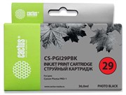 Струйный картридж Cactus CS-PGI29PBK (4869B001) фото черный для Canon Pixma PRO-1 (1'300стр.) Струйный картридж Cactus CS-PGI29PBK (4869B001) фото черный для Canon Pixma PRO-1 (1'300стр.)