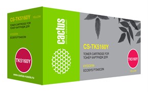Лазерный картридж Cactus CS-TK5160Y (TK-5160Y) желтый для Kyocera Ecosys P7040cdn (12'000 стр.) Лазерный картридж Cactus CS-TK5160Y (TK-5160Y) желтый для Kyocera Ecosys P7040cdn (12'000 стр.)