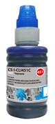 Чернила Cactus CS-I-CLI451C голубой для Canon Pixma iP6840, iP7240, iP8740, iX6840, MG5440 (100 мл)