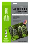 Фотобумага Cactus CS-GSA413050 A4, 130г/м2, 50 листов, глянцевая самоклей. для струйной печати