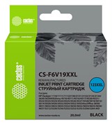 Струйный картридж Cactus CS-F6V19XXL (HP 123XL) черный увеличенной емкости для HP DeskJet 1110, 1111, 1112, 2130 (20 мл)