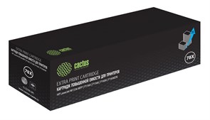 Лазерный картридж Cactus CS-CE278X-MPS (HP 78X) увеличенной емкости черный для HP LaserJet P1566, P1606w (3'000 стр.)