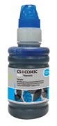 Чернила Cactus CS-I-CC643C голубой для HP DeskJet D1663, D2563, D2663, D5563, F2423, F2483 (100 мл)