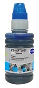Чернила Cactus CS-I-EPT0922 голубой для Epson Stylus C91, CX4300, T26, T27, TX106, TX109 (100 мл)