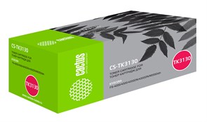 Лазерный картридж Cactus CS-TK3130 (TK-3130) черный для Kyocera Mita Ecosys M3550idn, M3560idn; Kyocera Mita FS 4200, 4200dn, 4300 (25'000 стр.)